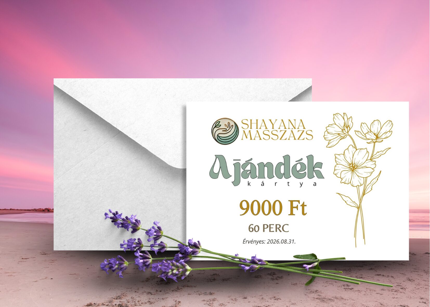 60 perces Shayana ajándékkártya