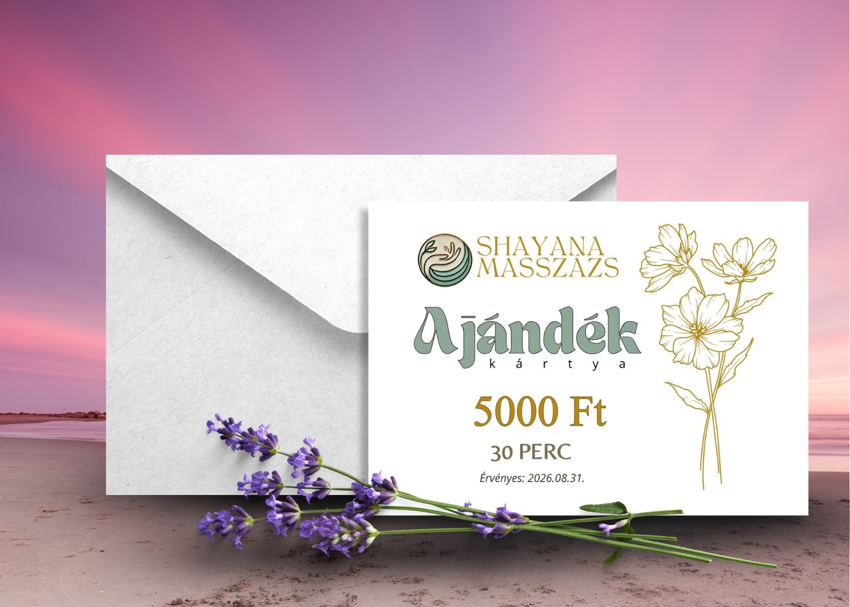 30 perces Shayana ajándékkártya